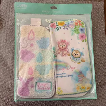 디즈니씨 더피앤프렌즈 타월 파우치 미니 타월