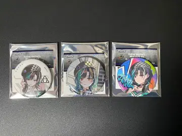 FLOWGLOW 린도 치하야 캔뱃지 3종 컴프 MIXTAPE02