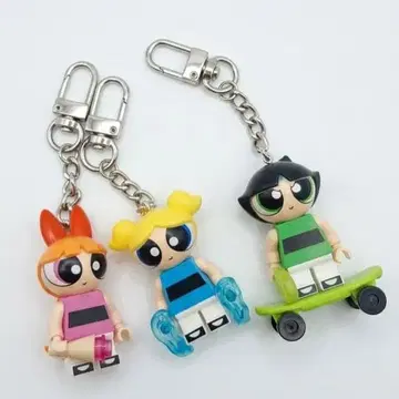 파워퍼프걸 키링 3개 세트