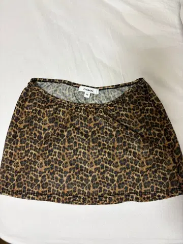 miaou Elektra Skirt LEOPARD 미니 스커트