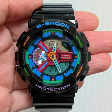 카시오 G-SHOCK 클레이지 컬러즈 블랙 GA-110MC-1AJF