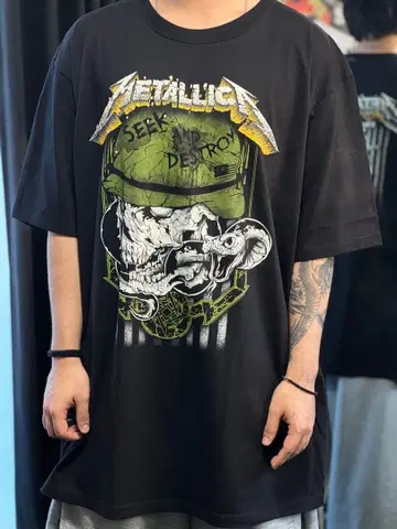 [ 미사용 새상품 ] MetallicaT셔츠 XXL 사이즈 락T 스트