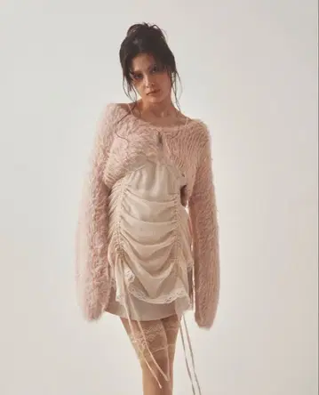 Pellicule 샤기 미니 가디건