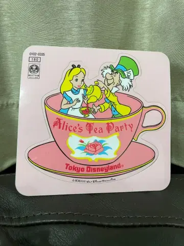 [ 레어 ] Tokyo Disneyland 빈티지 씰 Alice