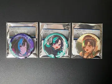 FLOWGLOW 린도 치하야 캔뱃지 3종 컴프 MIXTAPE03