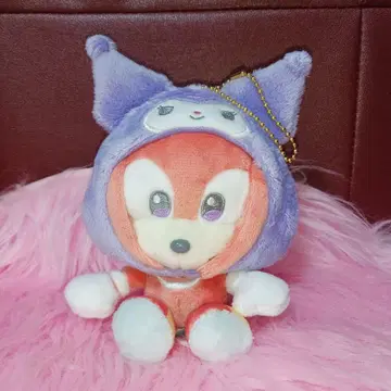 소닉&프렌즈 산리오 너클즈 쿠로미 봉제 인형