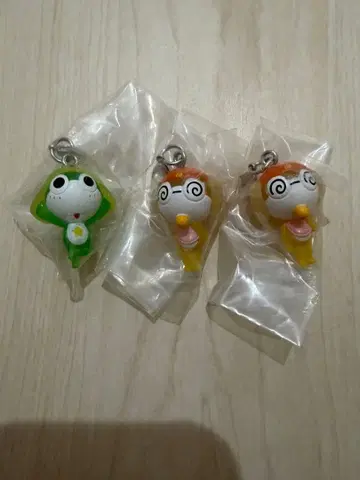 개구리 중사 케로로 메지루시 액세서리 3개 세트 치비케로 치비쿠루 쿠루루