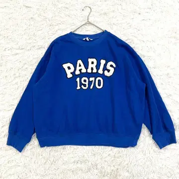 H&M 에이치앤엠 PARIS1970 로고 맨투맨 L 트레이닝복