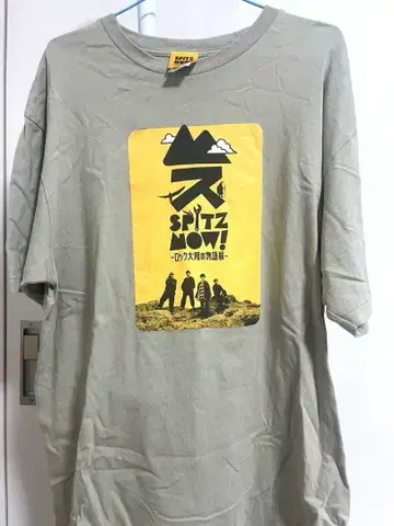 SPITZ NOW! T셔츠 라이트 그레이