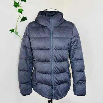 UNIQLO 후드 부착 울트라 라이트 다운 자켓 M 다크 그레이