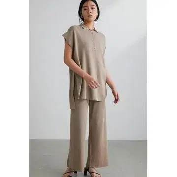 STYLEMIXER 드라이 니트 셋업 폴로 팬츠 상하의 셋업