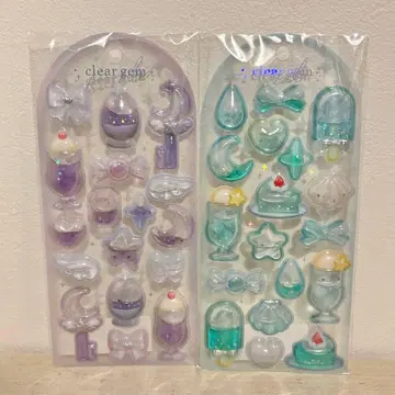 clear gem 클리어 제무 워터 씰 2종류 세트 2