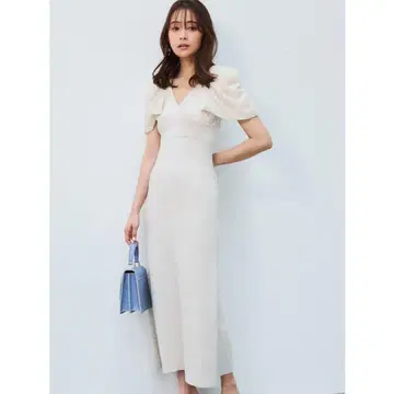 MERCURYDUO 시어 퍼프 숄 니트 원피스 새상품 머큐리 듀오