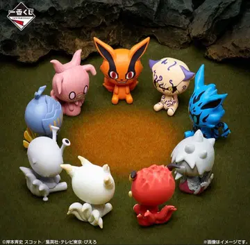 나루토 제일복권 쵸코놋코 꼬리달린 9마리 전종 컴프