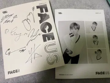 VERIVERY 전원 사인 포함 face it 강민