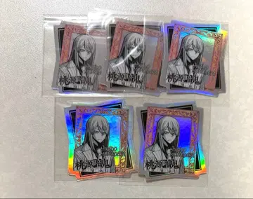 도원암귀 오로라 홀로그램 다이컷 스티커 모모츠카 신몬