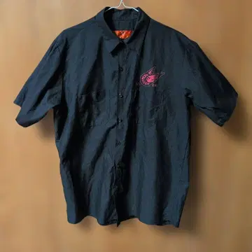 RED KAP 반팔 워크 셔츠 블랙