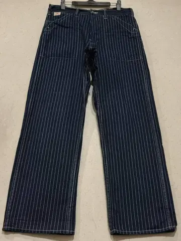 슈가케인 신치 벨트 베이커 워바쉬 워크 팬츠 다크 네이비 32