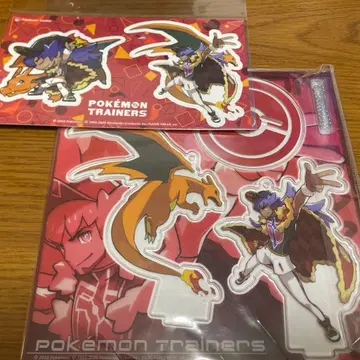 [ 단데 ] 포켓몬 포켓몬스터 아크릴 스탠드 토르소 & 스티커 세트