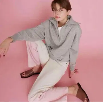 새상품급 시루무린 스키퍼 하프 지퍼 맨투맨 searoomlynn