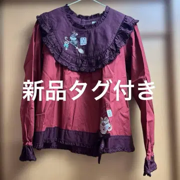 PINKHOUSE 할로윈 원더랜드 자수 사용 블라우스