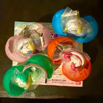 잠재우는대 개구리 중사 케로로 꼬마 케로 피규어 캡슐 토이 4점 세트