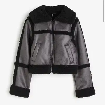 H&M 테디 보아 자켓 그레이