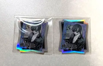 도원암귀 오로라 홀로그램 다이컷 스티커 쿠치모리 시온