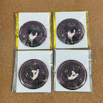 니지산지 오리엔스 HUB 금박 캔뱃지 사에키 잇테츠