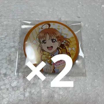 러브 라이브 선샤인 Aqours 생각들이 하나로! 캔뱃지 치카 2점