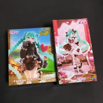 3개 세트 하츠네 미쿠 x 티롤리안 초코 Outdoor 건담 피규어