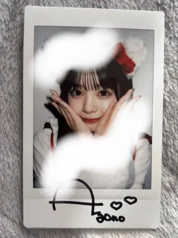 마스다 아야노 2024 크리스마스 사인 포함 폴라로이드