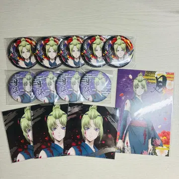 은혼 츠키요시 요시와라 대염상 애니메이트 페어 캔뱃지 엽서 특전