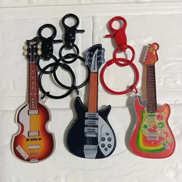 [ 미사용 ] the Beatles 아크릴 키링 3개 세트