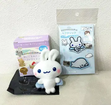 산엑스 유니버스 인형 배지 헤어 클립 트윈 토끼 엔젤