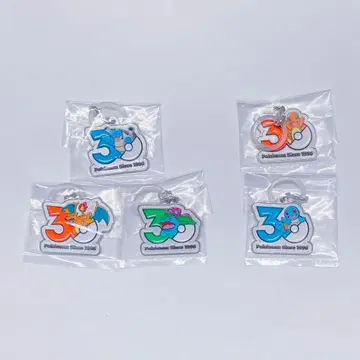 포켓몬 30주년 메탈 참 마스코트 세트