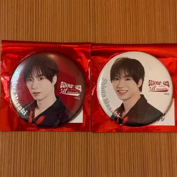 show-wa 랜덤 캔 배지 시오타 마사키 마사키치 새상품 빨흰