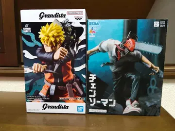 나루토와 체인소 맨 피규어 세트