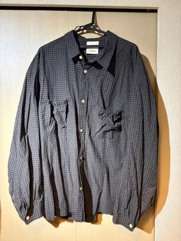 refomed / WRIST PATCH WIDE SHIRT CHECK