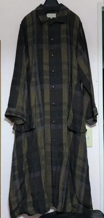 [ 미사용 새상품 ] VlasBlomme 체크 코트 원피스 해밀턴 에센스