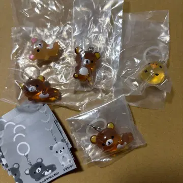 리락쿠마 rilakkuma 클리어 마스코트 참 메지루시 액세서리