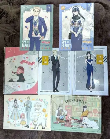 SPY x FAMILY 스파이 패밀리 클리어 파일 7장 세트