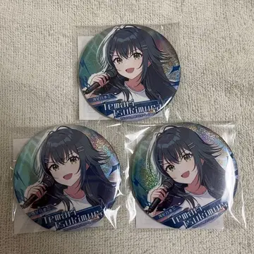 학원 아이돌 마스터 츠키무라 테마리 캔뱃지 3개 세트 초성 음악제