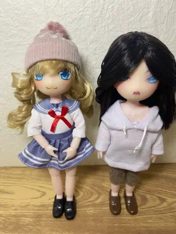 세리아돌 커스텀 2체 본체와 신발만 (헤드와 바디)