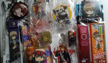 은혼 오키타 소고 굿즈 10개 묶음 판매 스트랩 아크릴 스탠드 키링