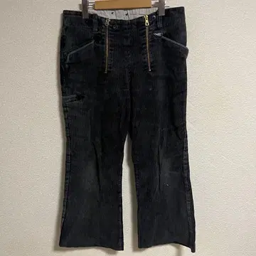 유로 빈티지 저먼 로거 팬츠 굵은 폭 코듀로이