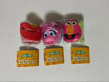 세서미 스트릿 복슬복슬 파우치 3종 세트