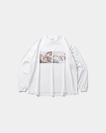 TIGHTBOOTH PASS THE PIE LS T-SHIRT WHITE