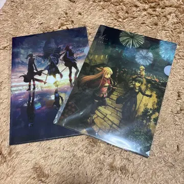 SAO 소드 아트 온라인 [극장 특전] 클리어 파일 2종 세트