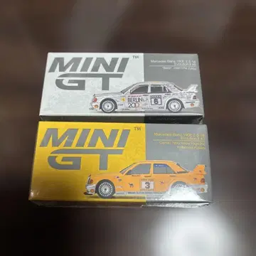 MINI GT 메르세데스 벤츠 190E 2.5-16 2대 세트